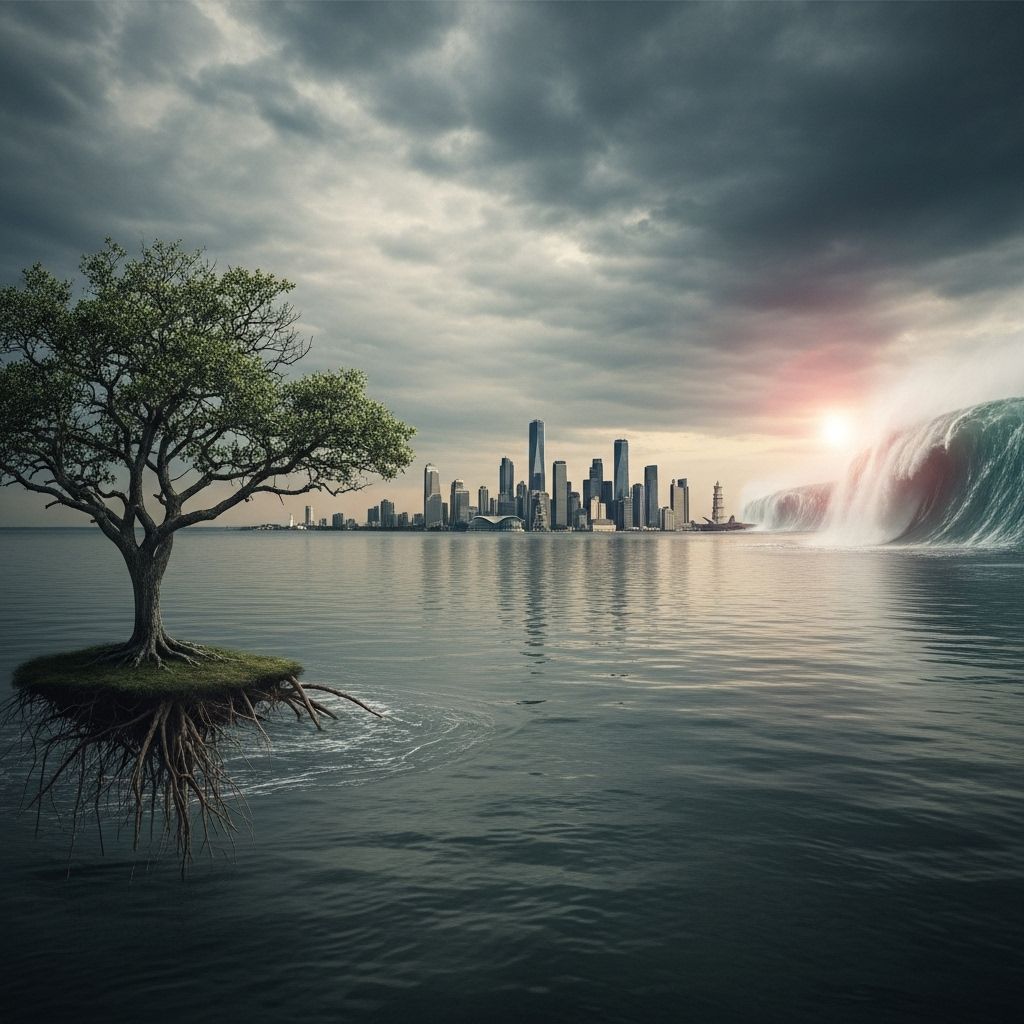 Rising sea levels threaten coastal cities, ecosystems, and populations worldwide, with climate change accelerating impacts and urgent solutions needed.