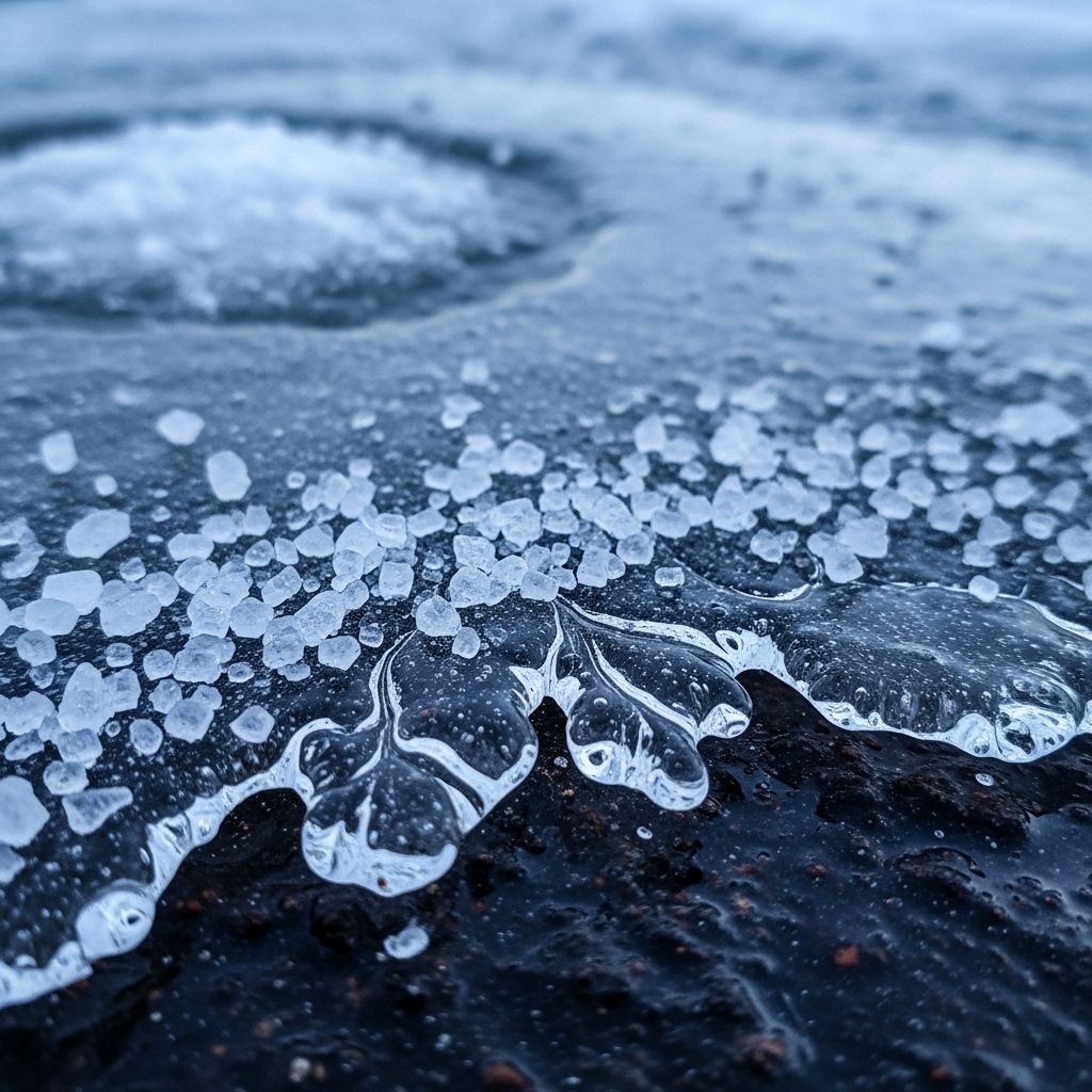 Uncover the science behind salt’s ice-melting power and its far-reaching environmental consequences.