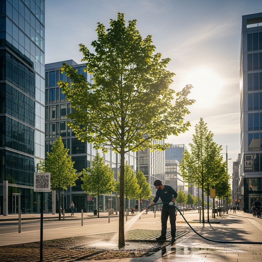 Active care for street trees helps cities thrive, enhances climate resilience, and fosters vibrant urban communities.