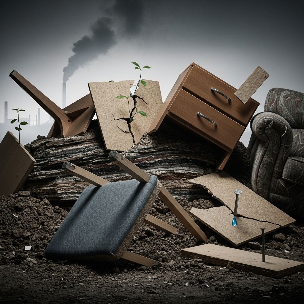 Discover the environmental, economic, and health impacts of fast furniture and learn eco-friendly alternatives to safeguard your future.
