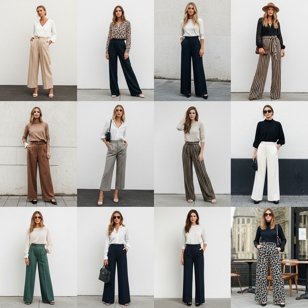 12 Chic Wide-Leg Pant Outfits for Every Occasion Discover versatile styling ideas for wide-leg pants and master every silhouette effortlessly.