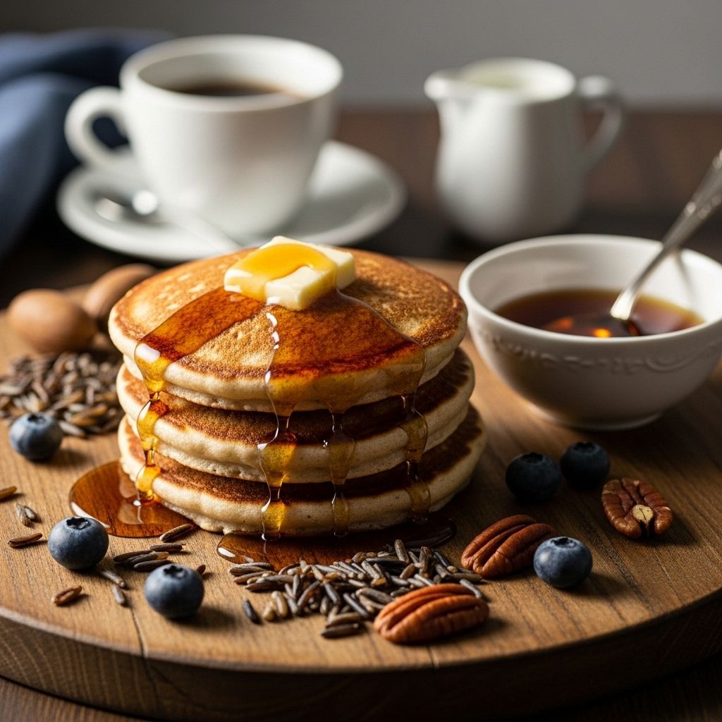 A delicious blend of chewy grains and fluffy batter that transforms your morning meal.