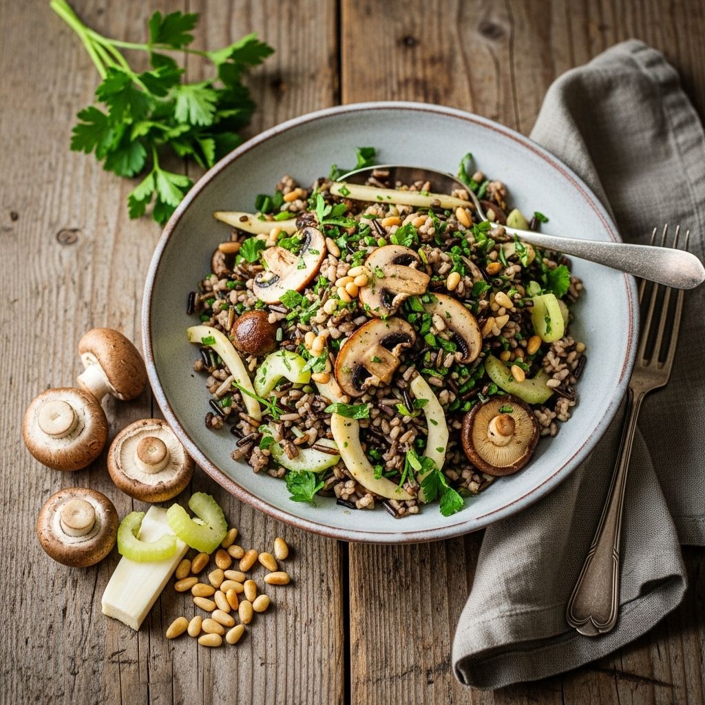 A satisfying blend of textures and flavors that elevates any meal with earthy richness.