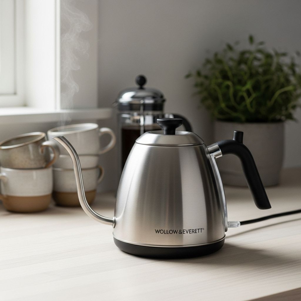 Discover why the Willow & Everett Electric Gooseneck Kettle is a game-changer for tea lovers, coffee aficionados, and anyone who values speed, style, and precision.