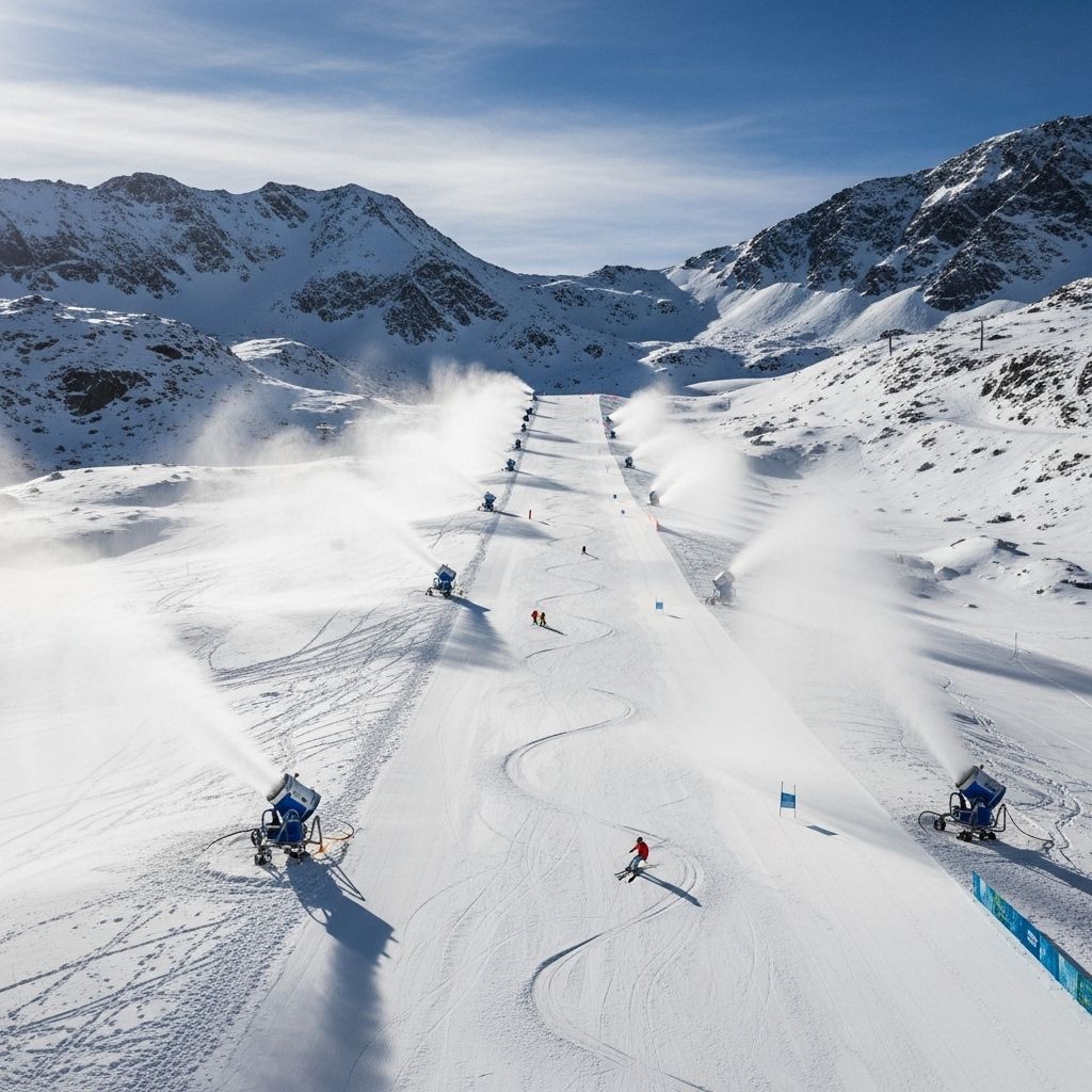 Why the Winter Olympics Now Rely on Artificial Snow Climate change and water scarcity force Olympic venues to depend almost entirely on artificial snow, reshaping winter sports.