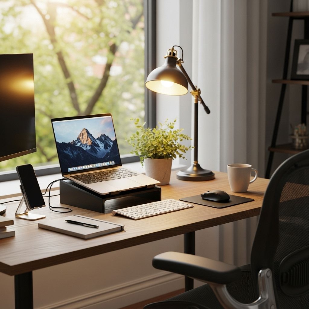 Transform your work-from-home routine with must-have gear, smart style choices, and pro tips to maximize your home office productivity.