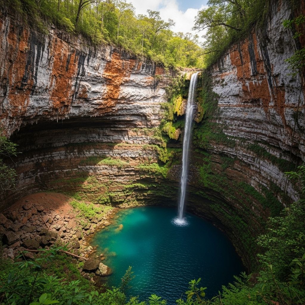 13 of the World’s Most Astonishing Sinkholes Explore the extraordinary beauty, danger, and rarity of the planet's largest and most mesmerizing sinkholes.