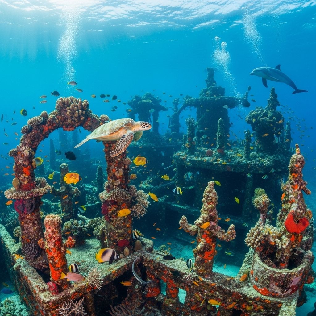 See how shipwrecks, sculptures, and creative engineering revive ocean life, protect biodiversity, and inspire conservation.