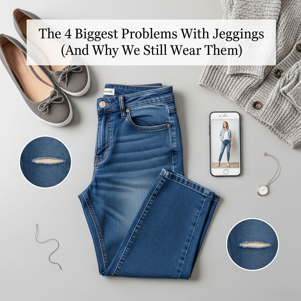 Jeggings promise comfort but deliver awkwardness, embarrassment, and regret—yet we still wear them for one important reason.