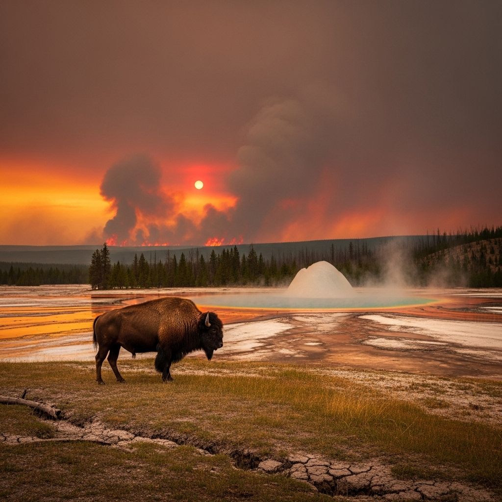Climate change disrupts Yellowstone's delicate balance, impacting ecosystems, wildlife, water, recreation, and livelihoods across the region.