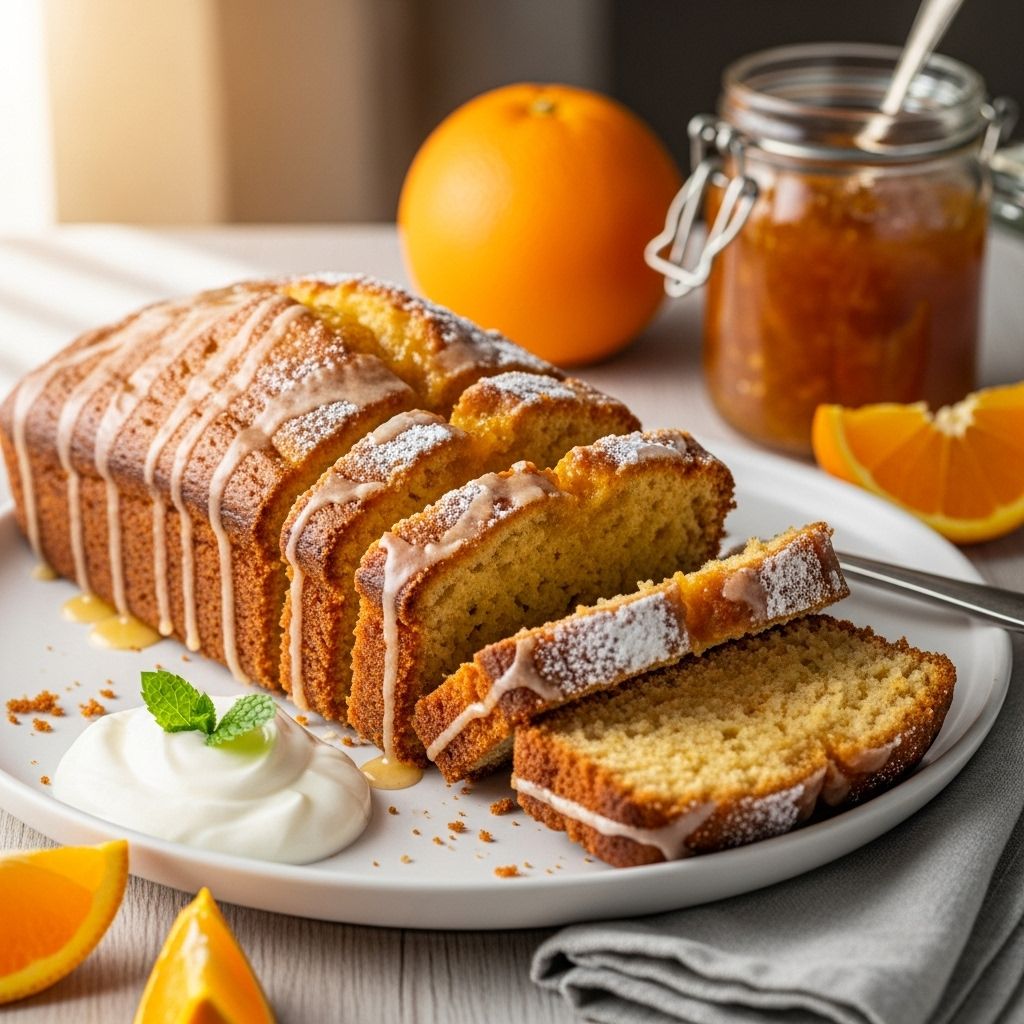 A zesty glaze seeps into every slice, creating an irresistibly tender treat.