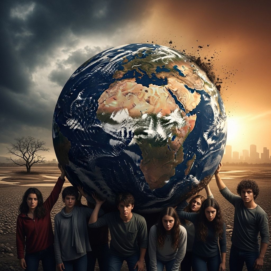 Young people face greater risks and mental health challenges as climate change accelerates, yet their activism and hope drive global transformation.