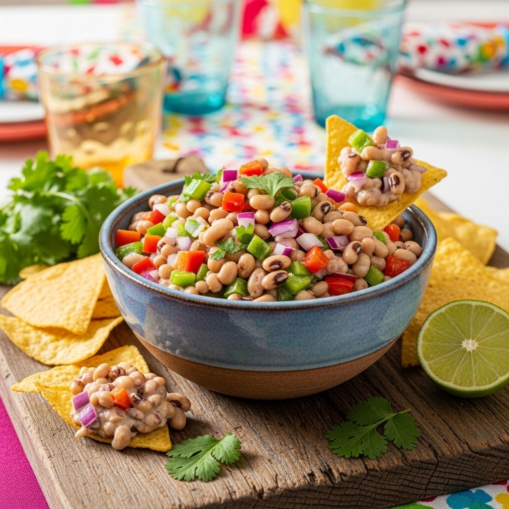 Zannie’s Black-Eyed Pea Dip: The Ultimate Southern Party Appetizer A creamy, spice-infused dip that brings Southern warmth to any gathering.