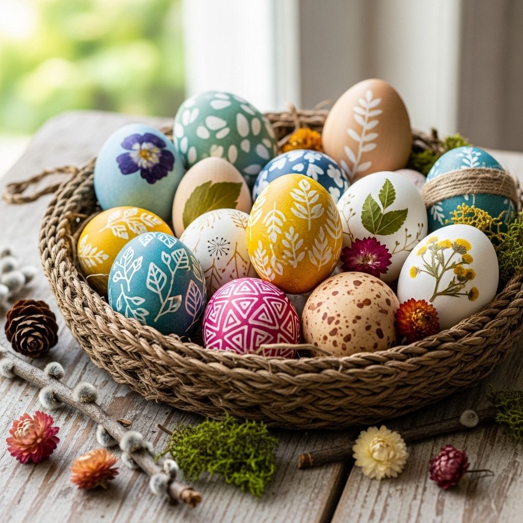 Bring color to spring with natural dyes, compostable crafts, and repurposed treasures.