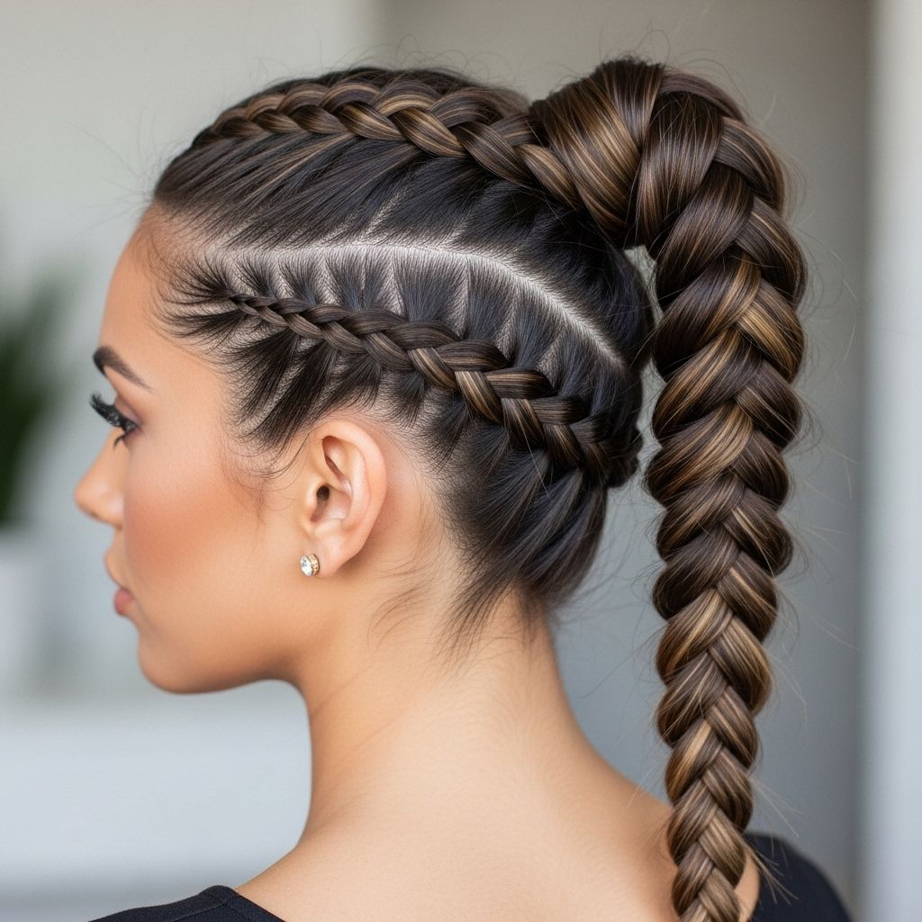 Master the chic and playful zigzag stitch ponytail braid with this step-by-step guide, perfect for all hair types seeking a creative, show-stopping look.