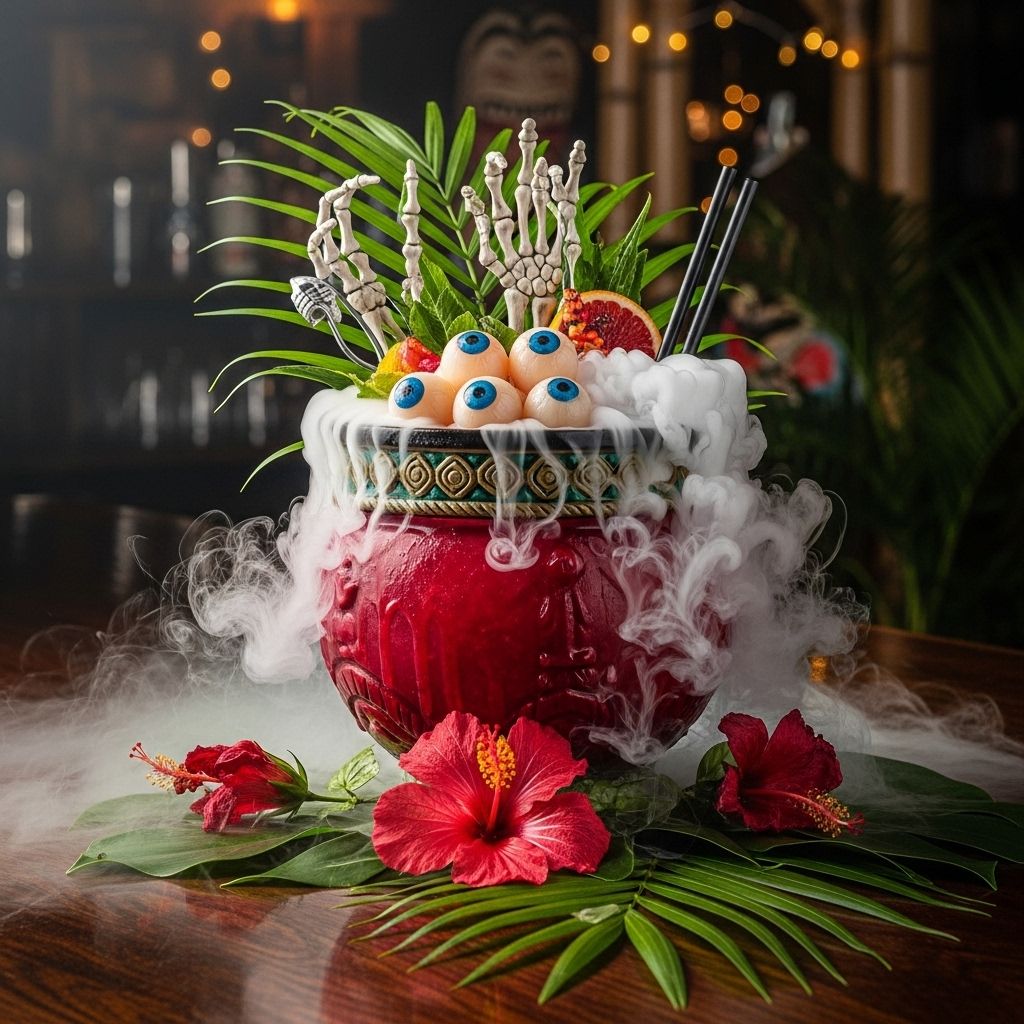 A hauntingly balanced blend of rum, citrus, and spices for an unforgettable holiday mood.