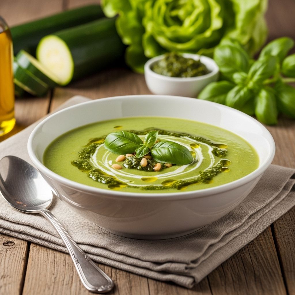 A bright green starter that brings garden-fresh flavors and elegant ease to your table.
