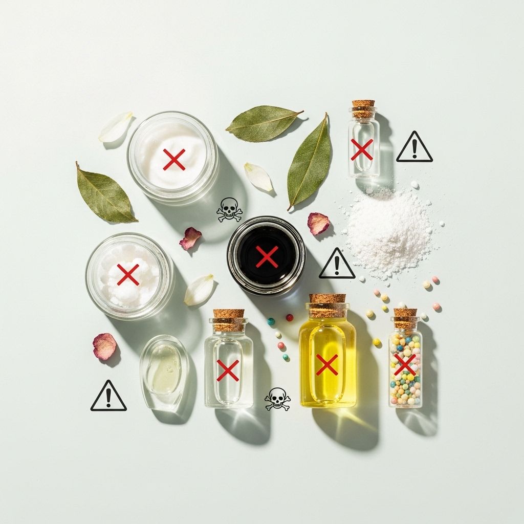 10 Skincare Ingredients to AVOID for Irritation: A Comprehensive Guide for Sensitive Skin Pinpoint common triggers lurking in your routine for a calmer, more resilient complexion.