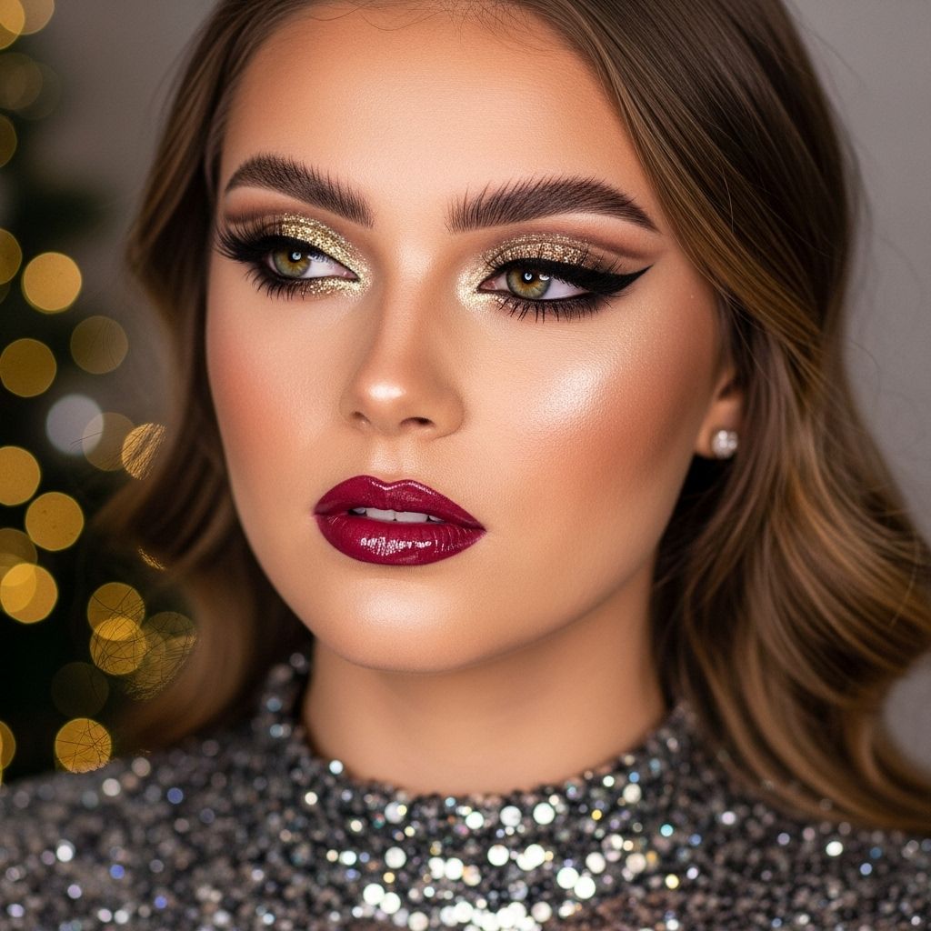 From disco glitter to bold berry lips, discover festive makeup looks for every personality—perfect for every holiday party and selfie.