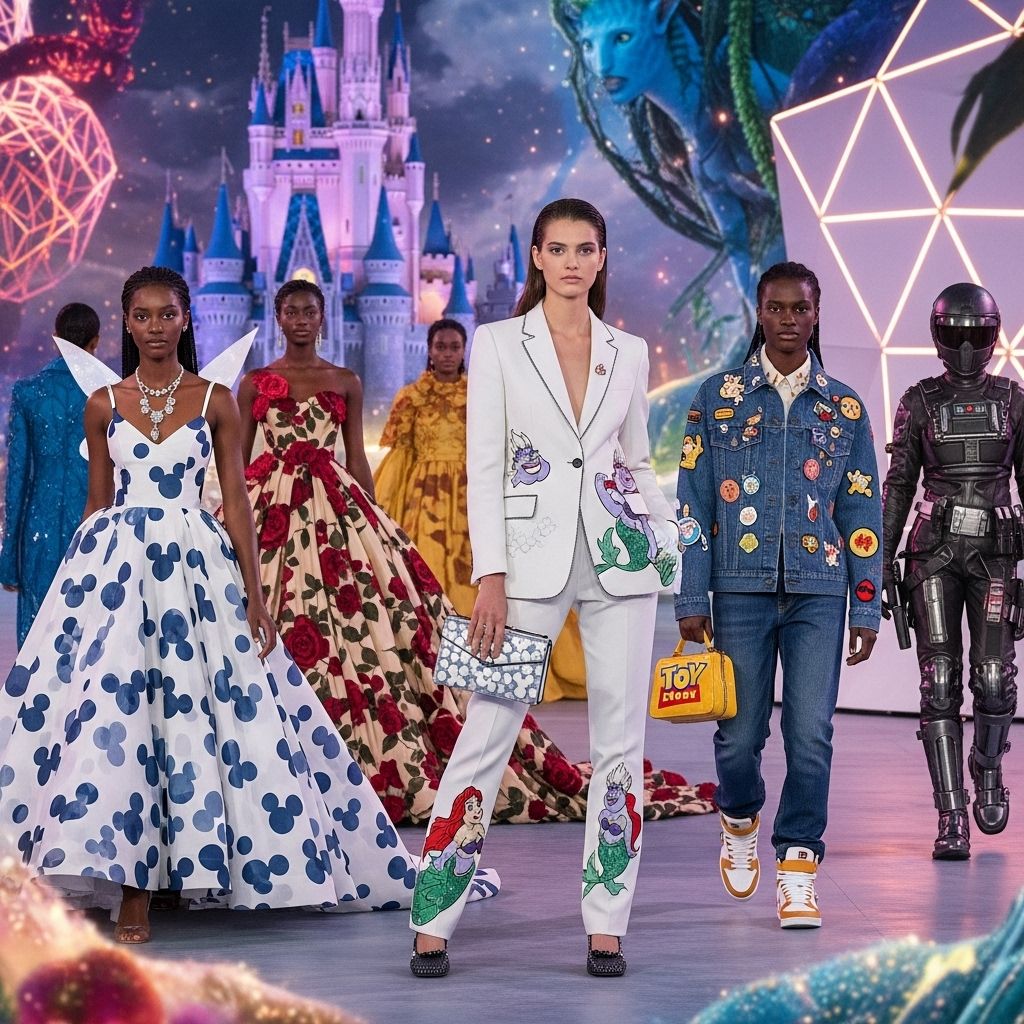 Explore every must-have 2024 Disney clothing and fashion collab, from Coperni’s viral show to luxury, activewear, and whimsical homeware.