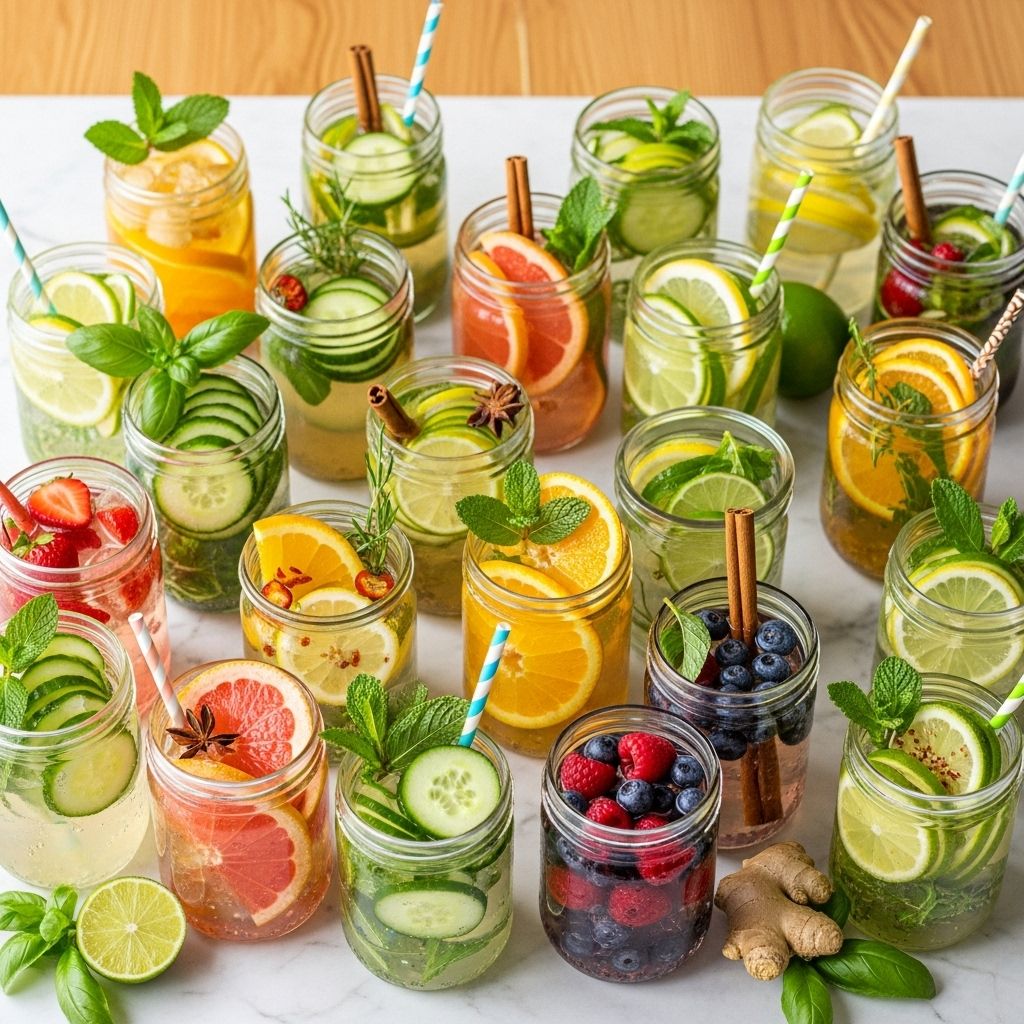 Transform your hydration routine with 25 creative, refreshing Sassy Water recipes that naturally promote a flatter belly and vibrant health.
