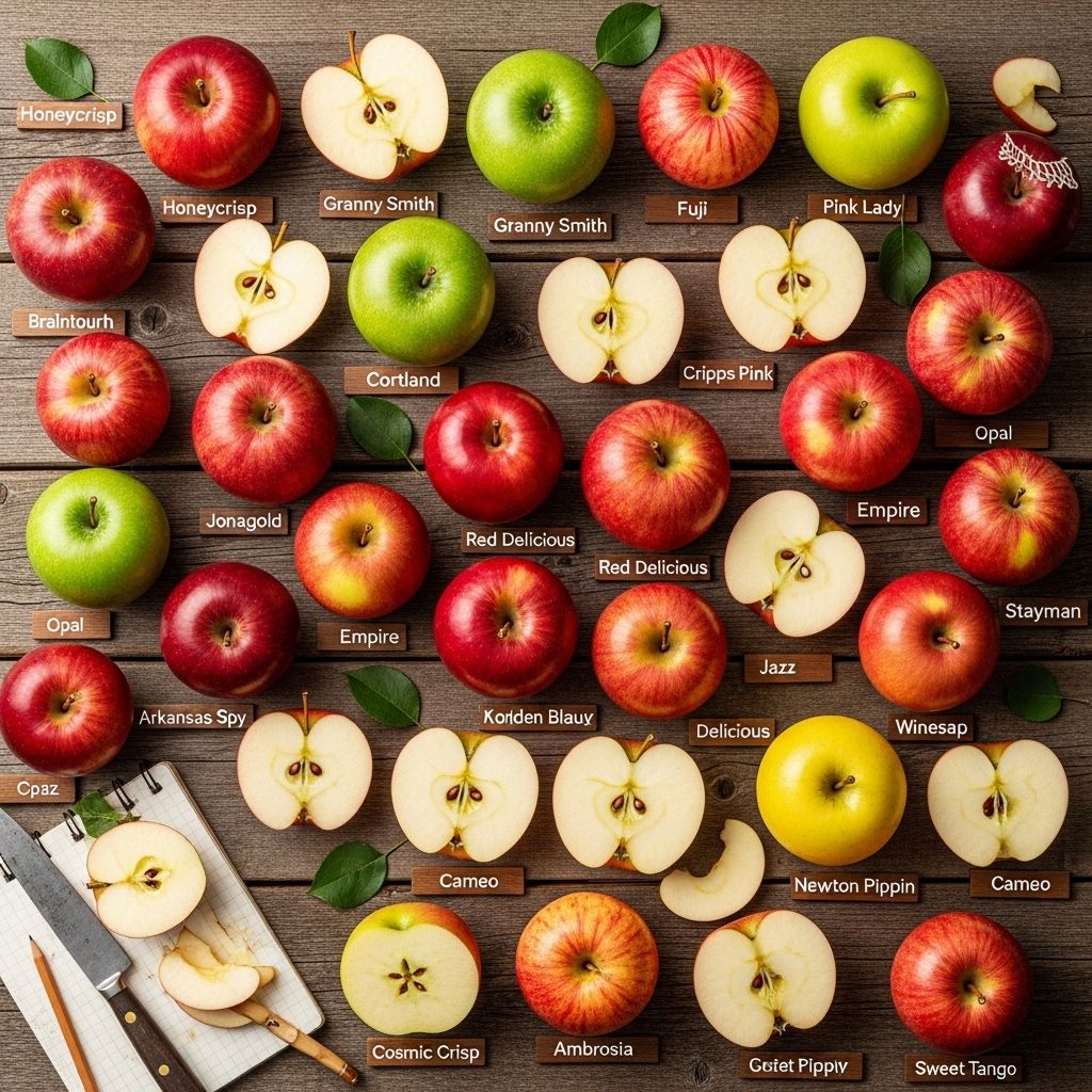 Discover the diverse world of apples—explore 25 varieties, their flavors, textures, and the best ways to enjoy them in recipes.