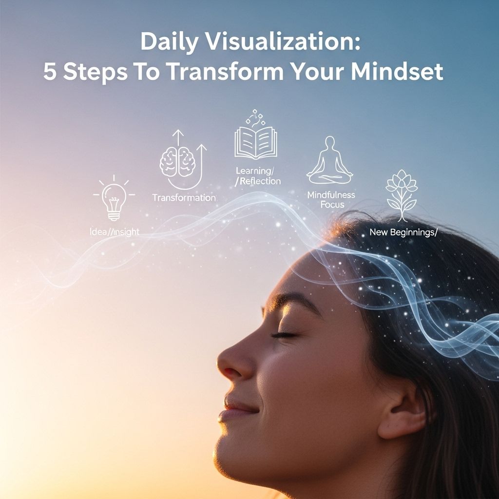5 Essential Steps to Start Daily Visualization: Transform Your Mindset and Achieve Your Goals Imagine your success in vivid detail and take small steps toward your biggest goals.