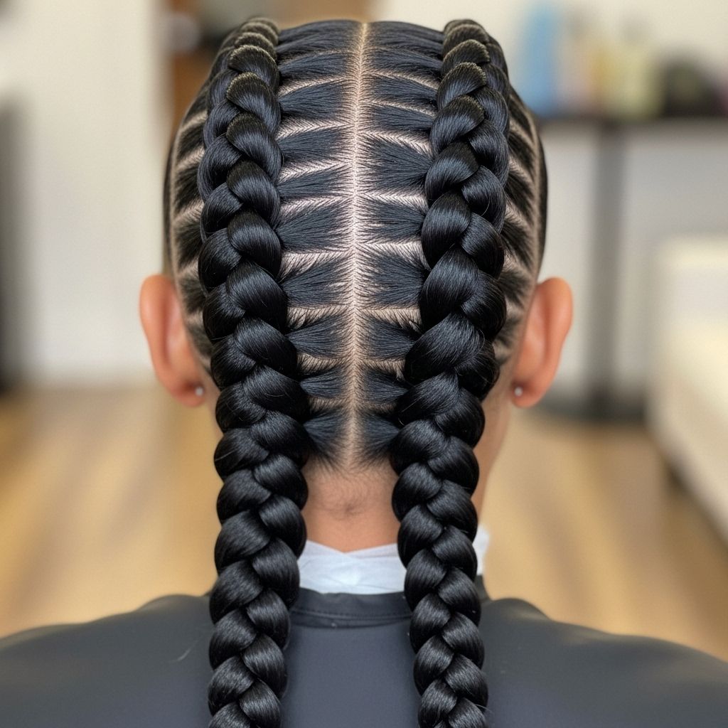 Master the 6-into-2 stitch braids look with expert tips, prep essentials, product recommendations, and aftercare for stunning, long-lasting results.