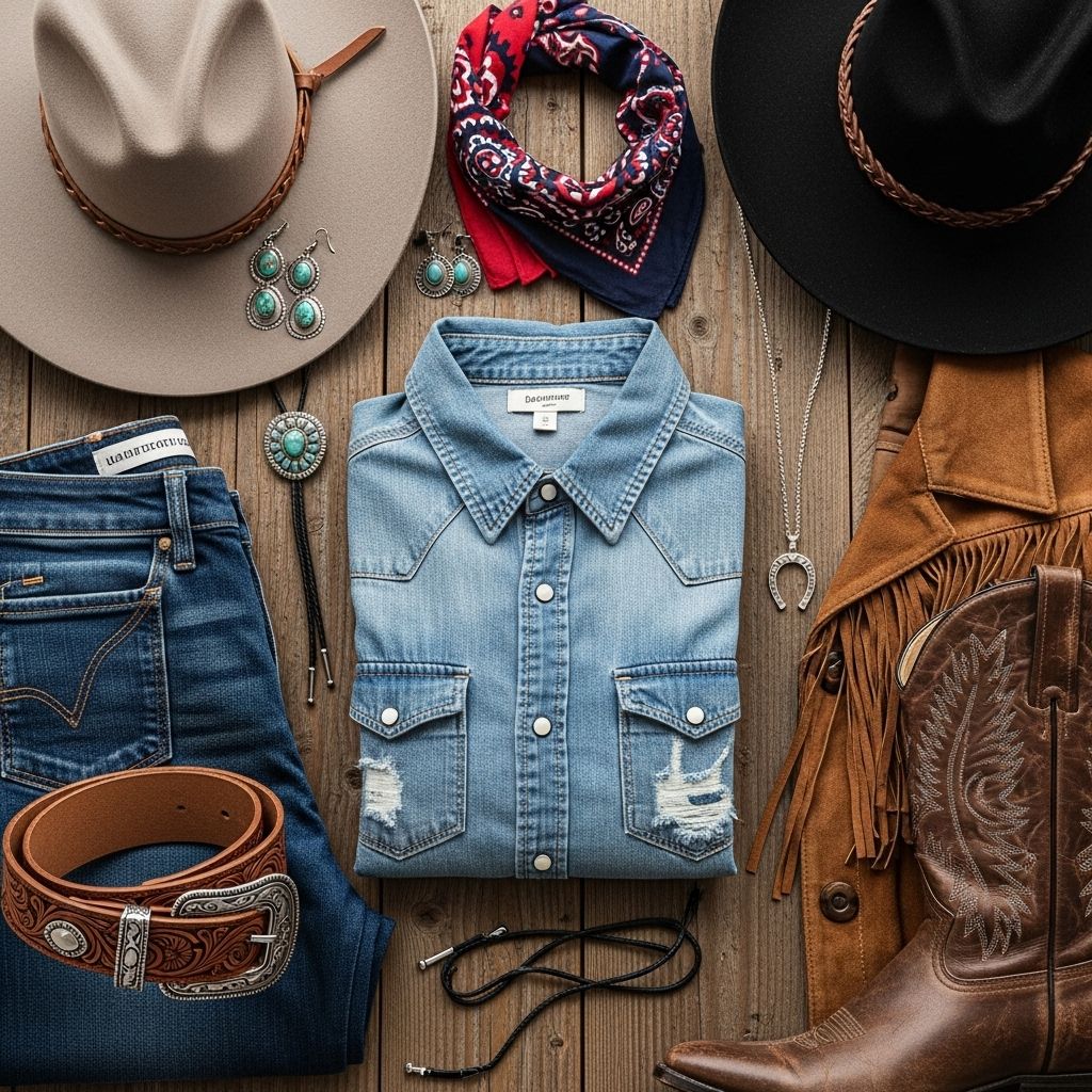 Master the art of Western-inspired fashion with these expert tips for balancing cowboy flair and modern chic.