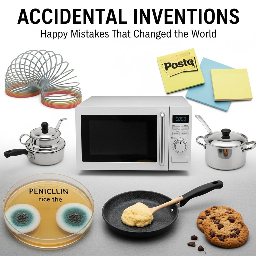 From sticky notes to penicillin, discover how chance and curiosity shaped the technologies and products that define modern life.
