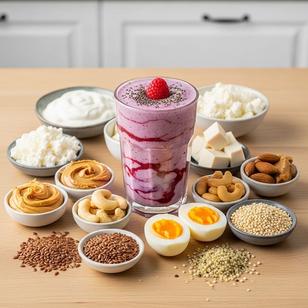 Discover tasty, natural ingredients for upgrading your smoothie’s protein—no powder necessary.