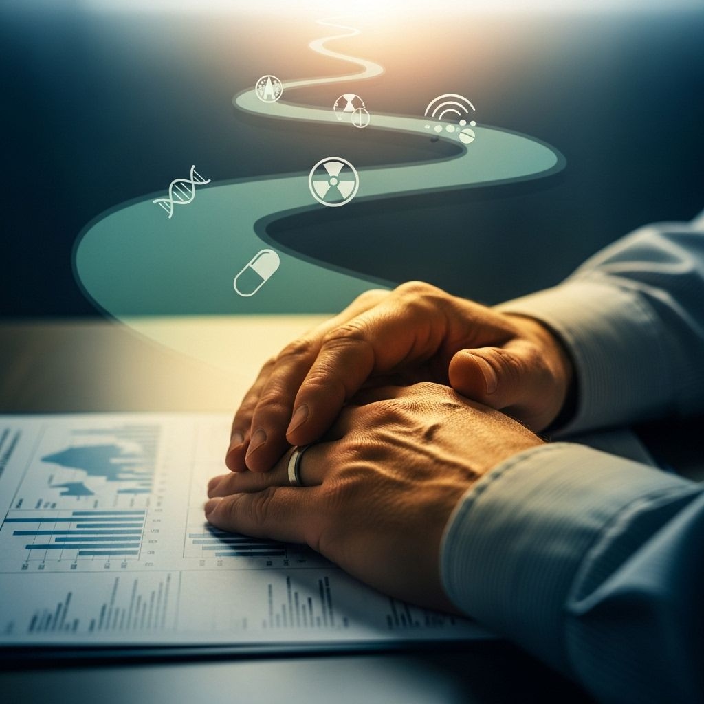 Explore the stages, treatments, and decision-making process in the journey through advanced prostate cancer care.