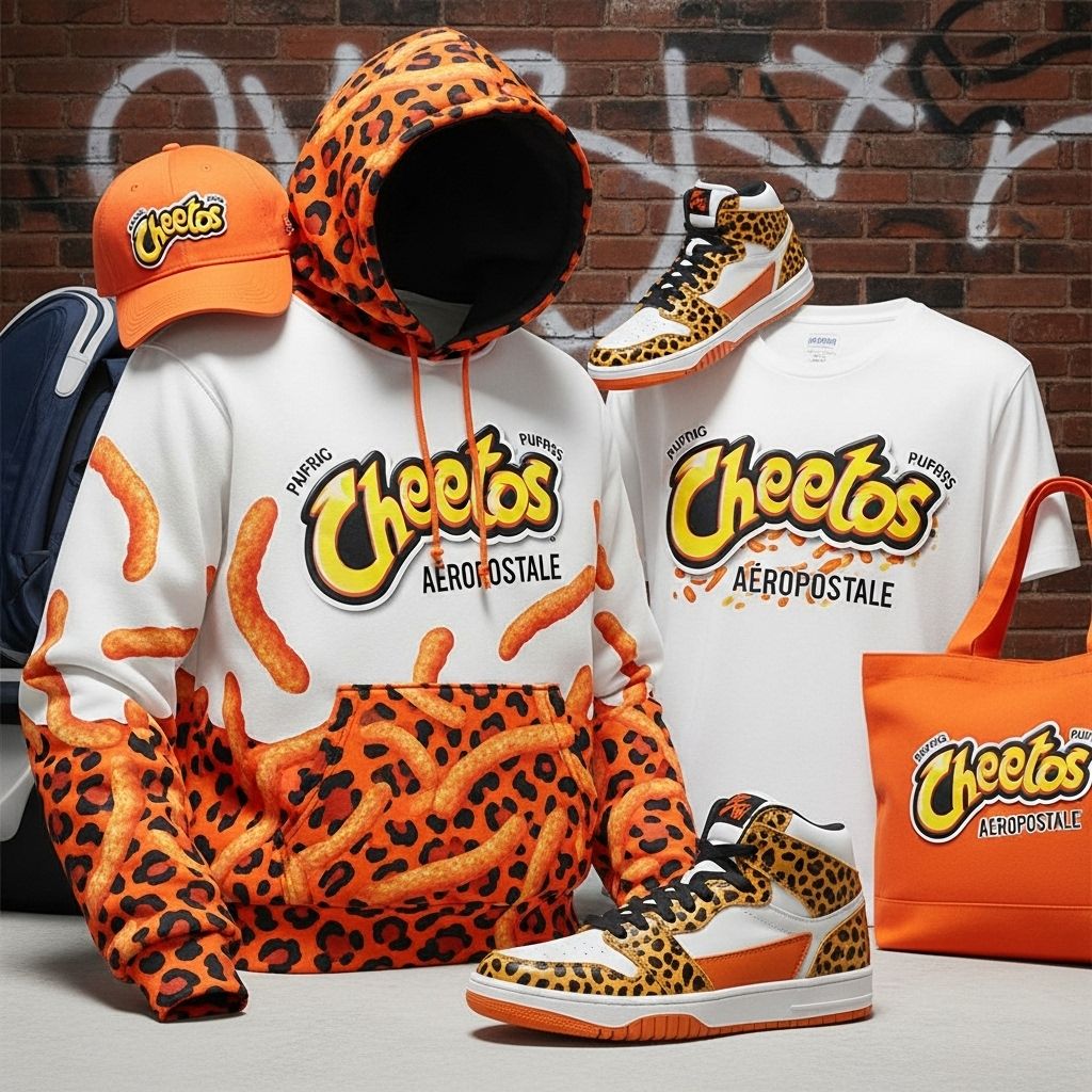 Bright, bold, and packed with Cheetos flair—Aeropostale’s latest collab with the iconic snack brand is a treat for your closet and your taste for fun.