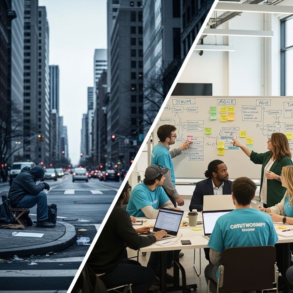 Exploring how agile thinking, collaborative practices, and purpose-driven innovation are reshaping homelessness solutions worldwide.