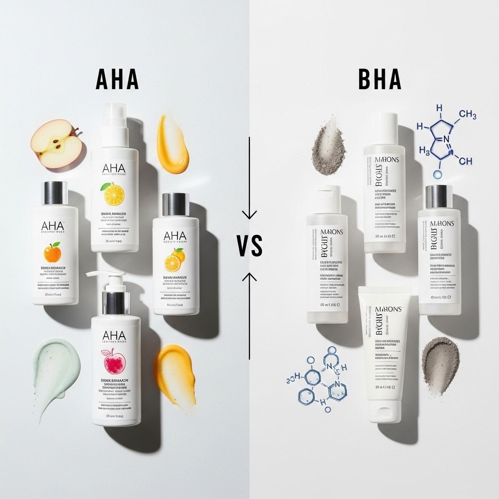 AHA vs BHA: Key Differences & When to Use Each Acid for Effective Skincare Customize your exfoliation to target skin concerns for smoother, brighter skin.