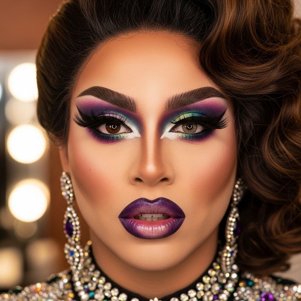 From gluing brows to mastering colorful eyeshadow, A’keria Davenport reveals her step-by-step secrets to unforgettable drag glam.