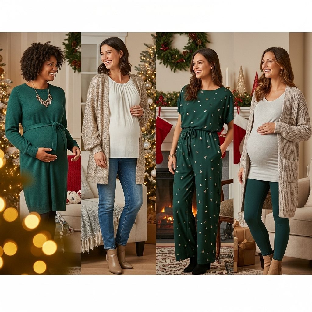 Discover effortlessly chic, comfortable, and versatile Amazon maternity outfits for every holiday celebration.
