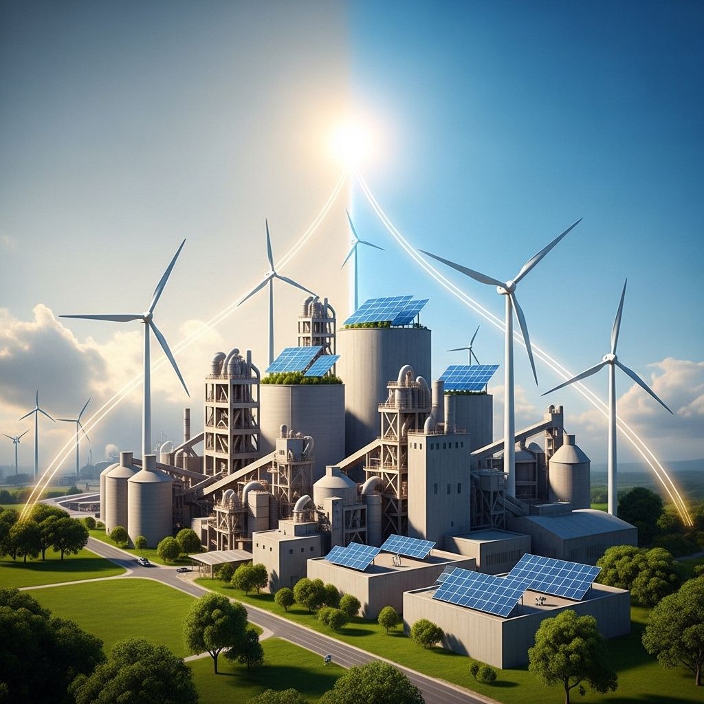 How the U.S. cement and concrete sector aims for net-zero emissions by transforming its entire value chain, from manufacturing to construction.