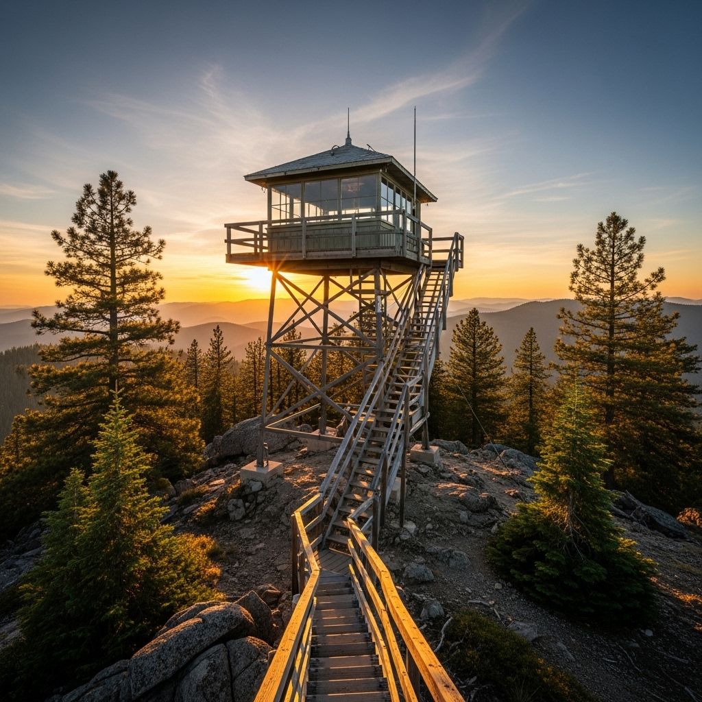 From wildfire watch to one-of-a-kind retreats, explore the legacy and allure of American fire lookout towers through their storied past and modern-day escapes.