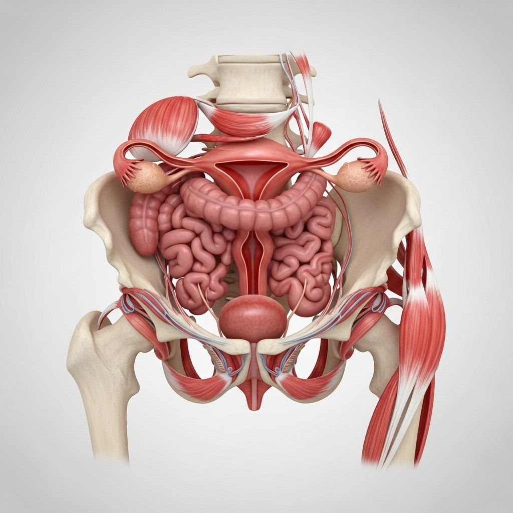 A comprehensive guide to the female pelvic anatomy, its functions, and common conditions affecting women across the lifespan.