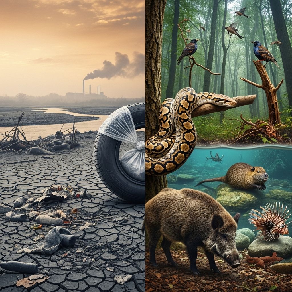 Some species, from pets to pests, can have a damaging effect on global ecosystems and biodiversity.