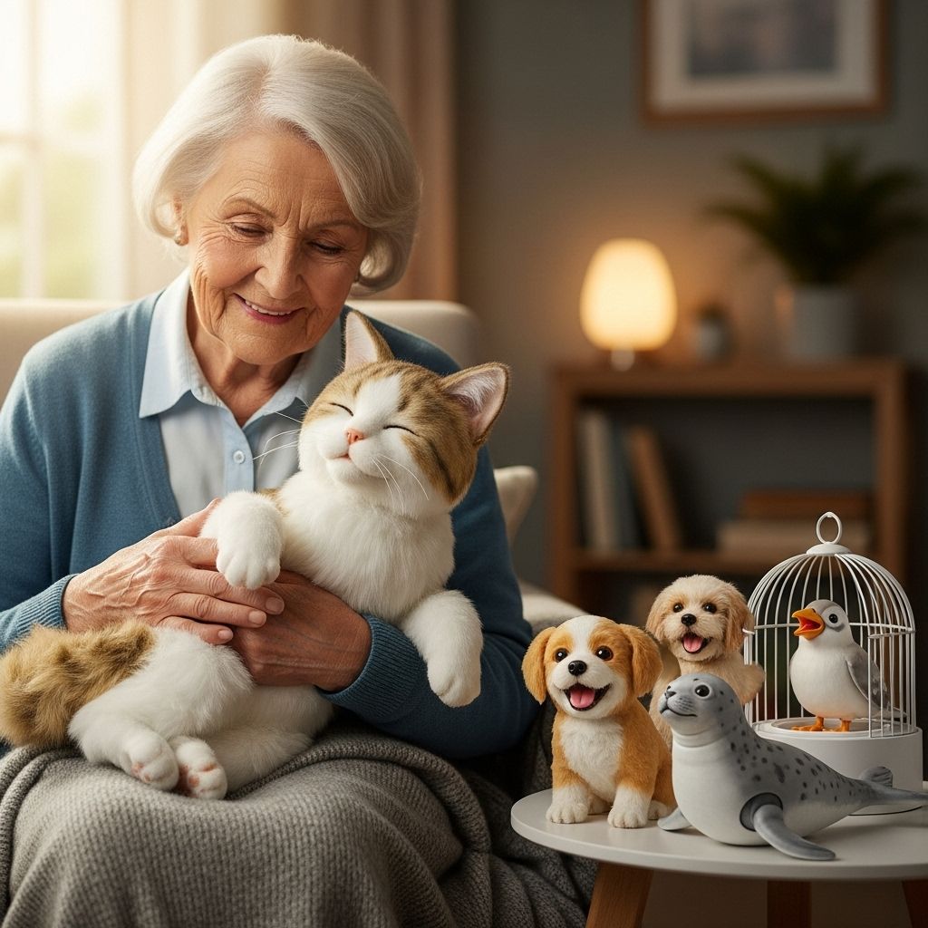 A lifelike companion bringing calm and connection to seniors facing memory challenges.