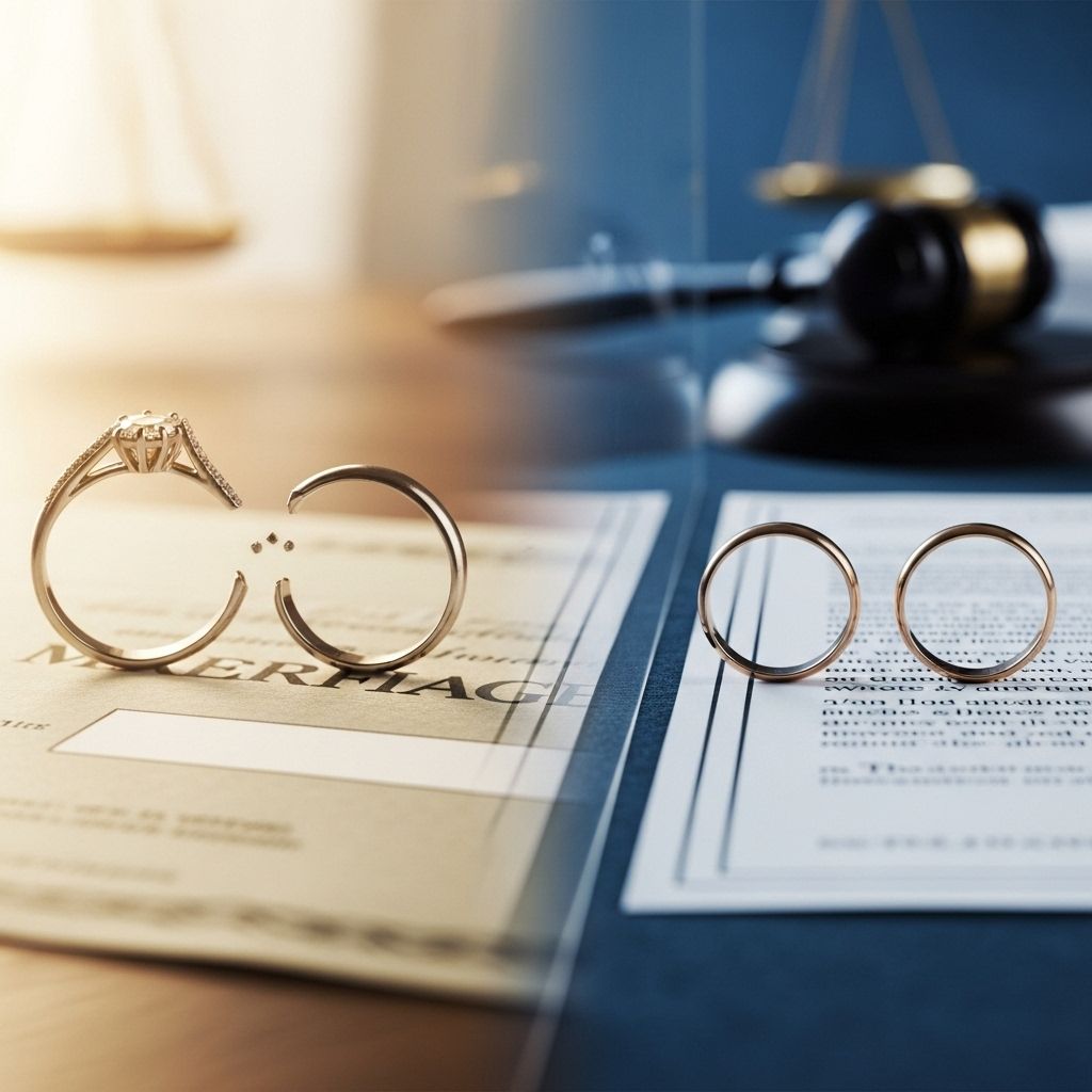 Explore the distinctions, legal processes, and personal impact of divorce and annulment to make informed decisions about ending a marriage.