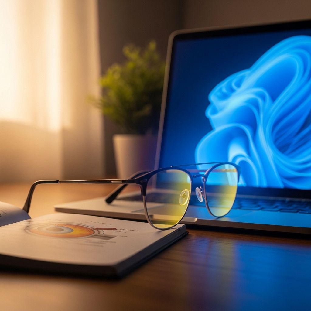 Explore blue light, its effects, and the real science behind anti-blue light glasses for digital eye protection.