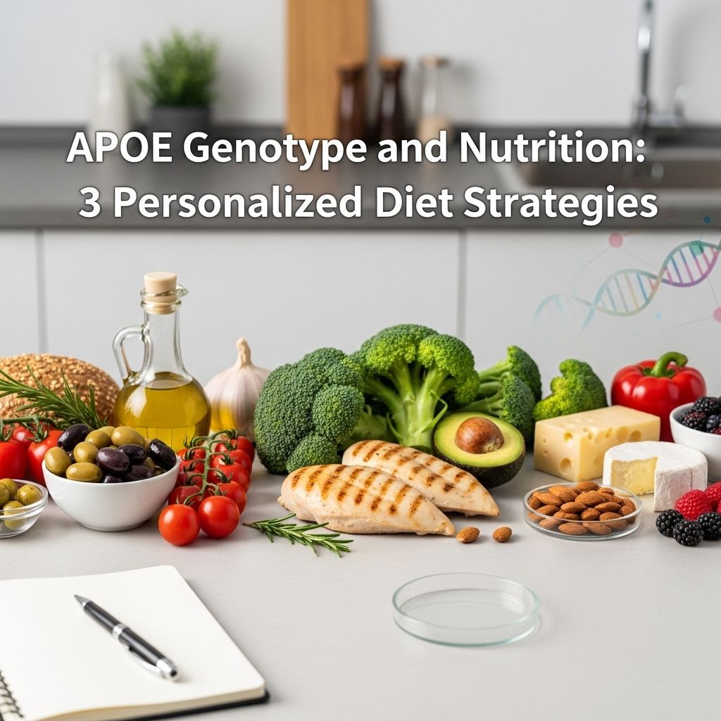 Personalized Nutrition for APOE Genotypes: Unlocking Genetic Potential for Heart and Brain Health Balancing fats, antioxidants, and fiber can transform how your heart and mind age.