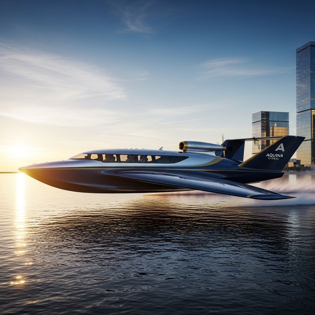 Aquina Global is reviving the legendary ekranoplan, harnessing ground effect principles to redefine fast and efficient over-water travel on a global scale.
