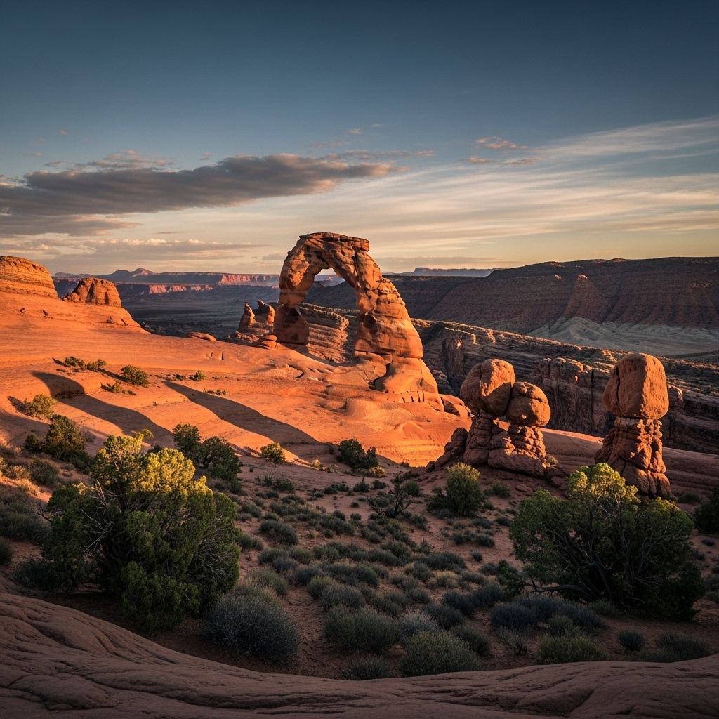 Uncover the geologic marvels, delicate ecosystems, and rich history of Arches National Park in Utah.