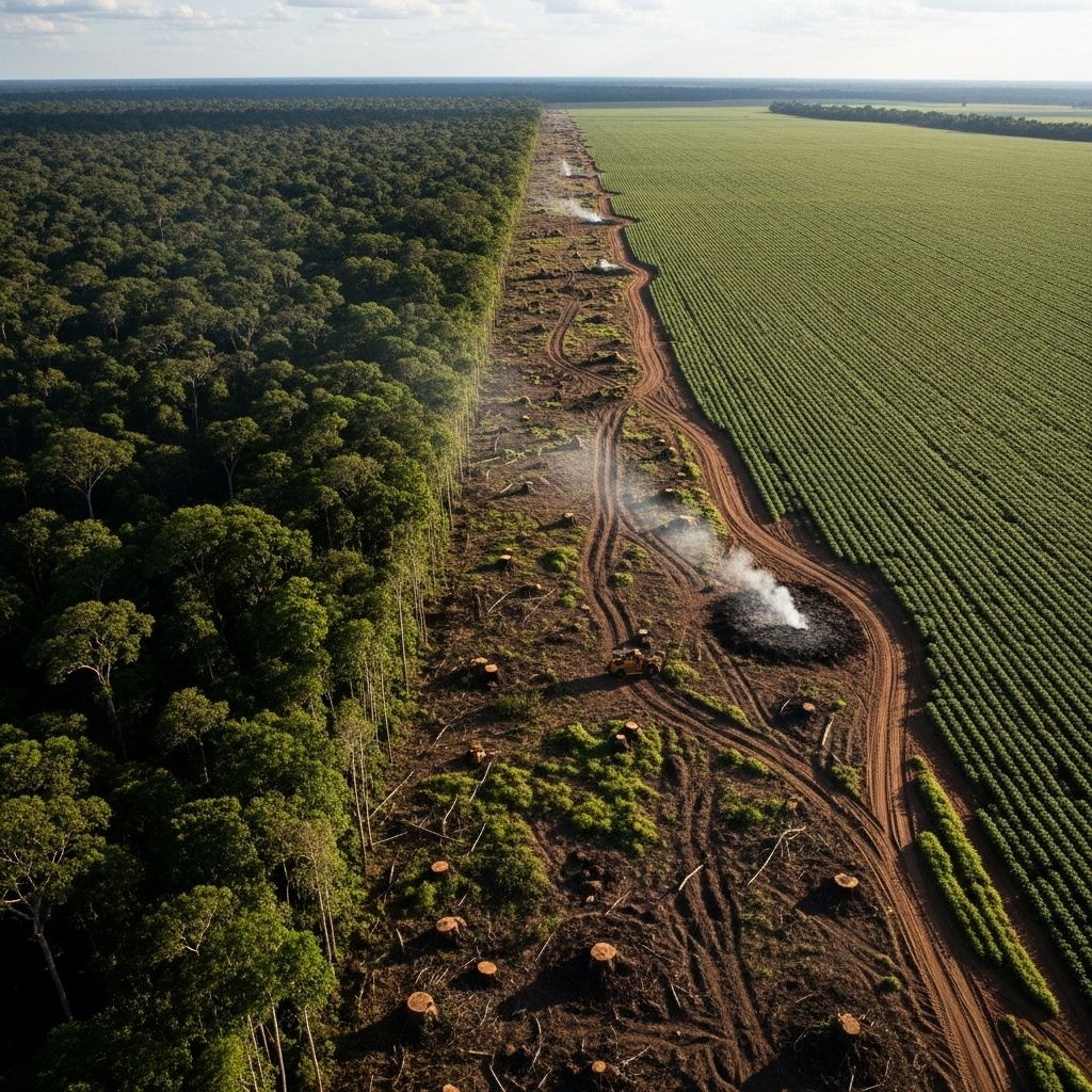 Soybean production is expanding across South America, fueling both direct and latent deforestation in key ecosystems while raising global sustainability questions.