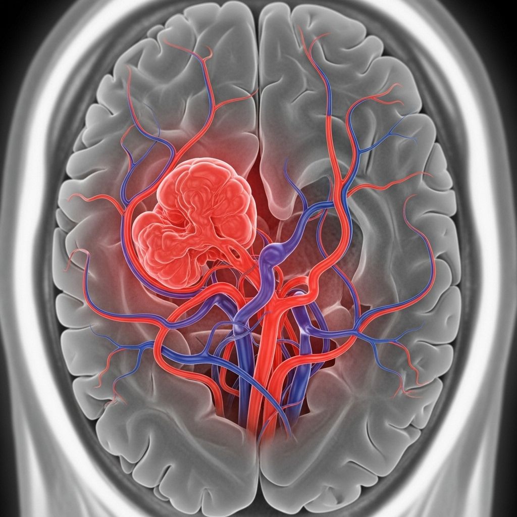 Understand arteriovenous malformations (AVMs), their causes, risks, symptoms, diagnostic methods, and current treatment options.