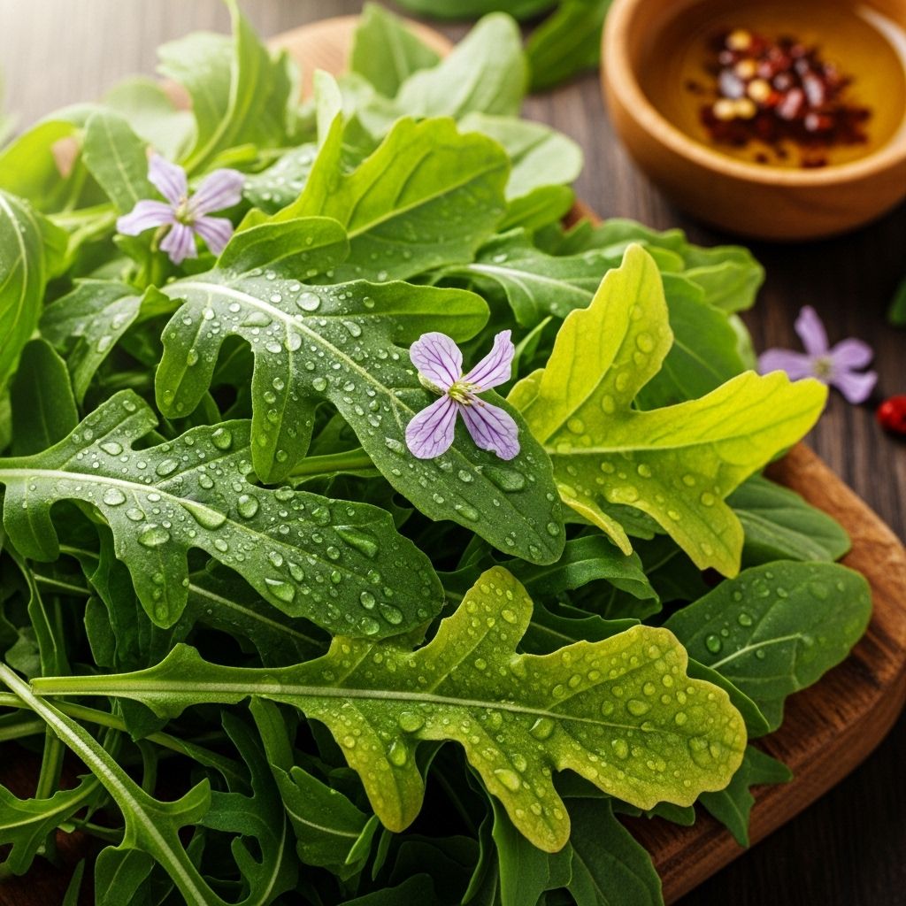 Arugula Explained: Health Benefits, Culinary Uses, and Unique Flavor Profile Arugula—Discover the peppery, nutrient-rich green celebrated for its robust flavor and versatile culinary uses.